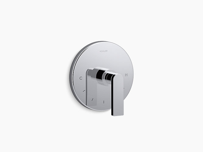 K-T73133-4 | Composed Thermostatic Valve Trim with Lever Handle